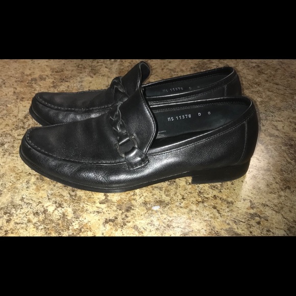 Black Salvatore ferragamo braided loafers - Picture 3 of 5